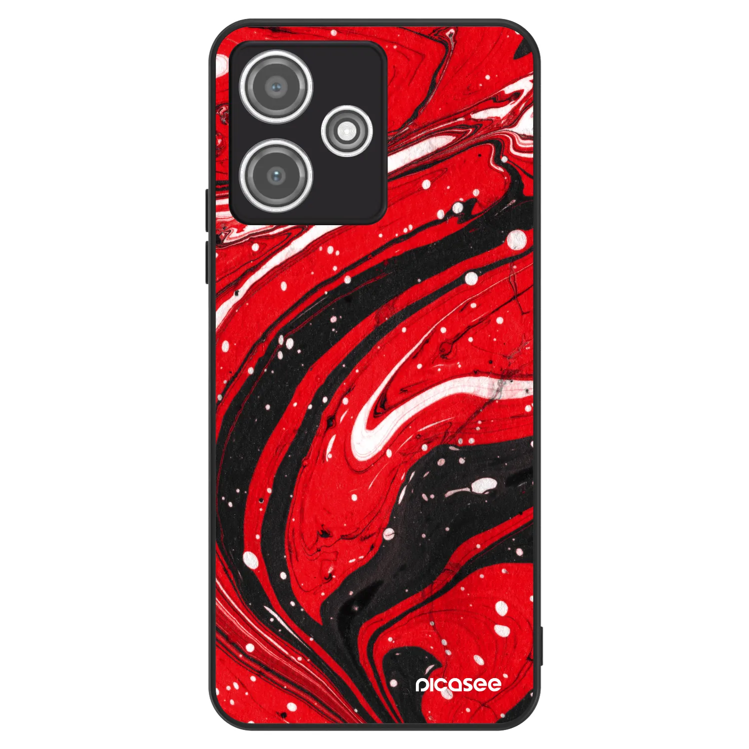 Picasee ULTIMATE CASE pro Xiaomi Redmi 12 5G - Red black