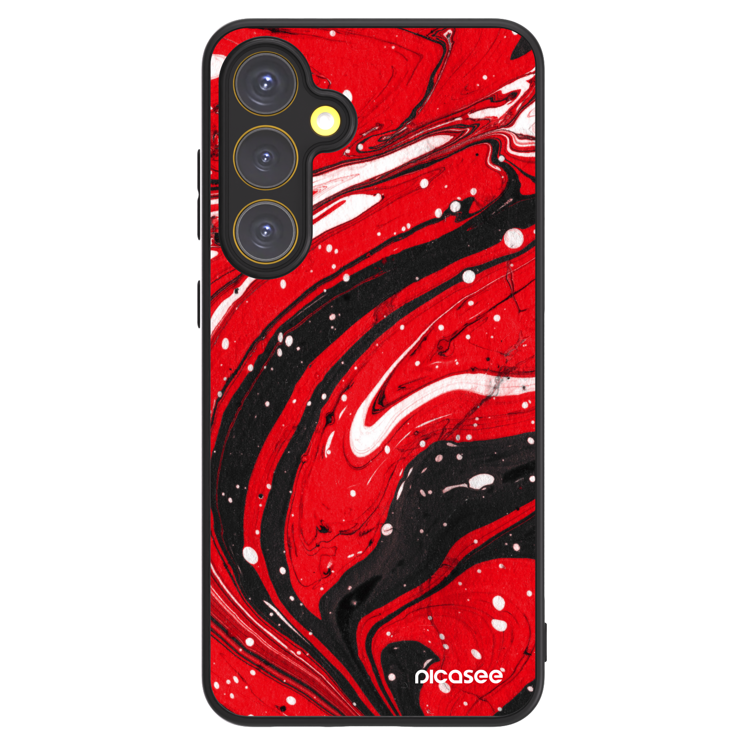 Picasee ULTIMATE CASE pro Samsung Galaxy S24 FE S721B - Red black
