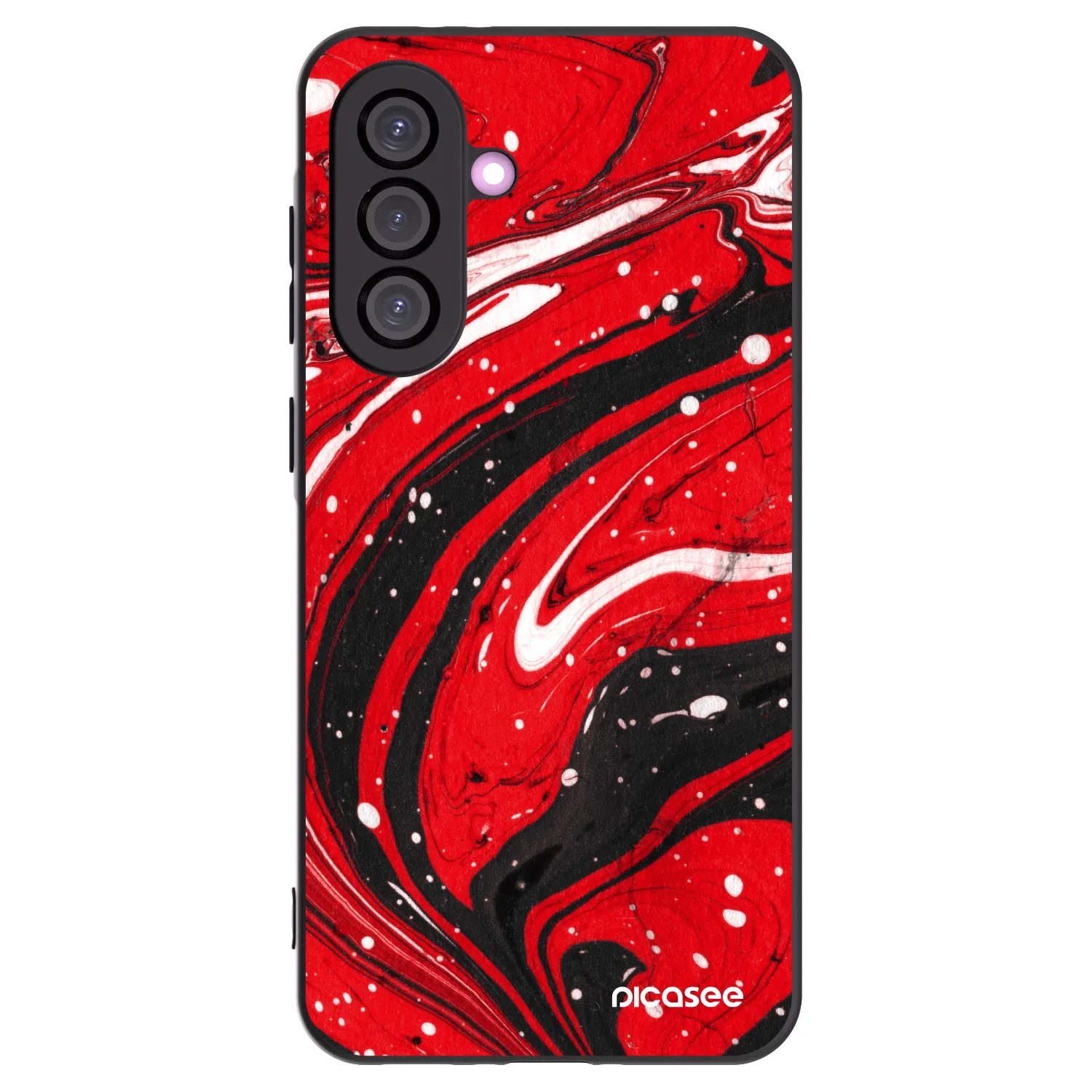 Picasee silikónový čierny obal pre Samsung Galaxy A56 5G A566B - Red black