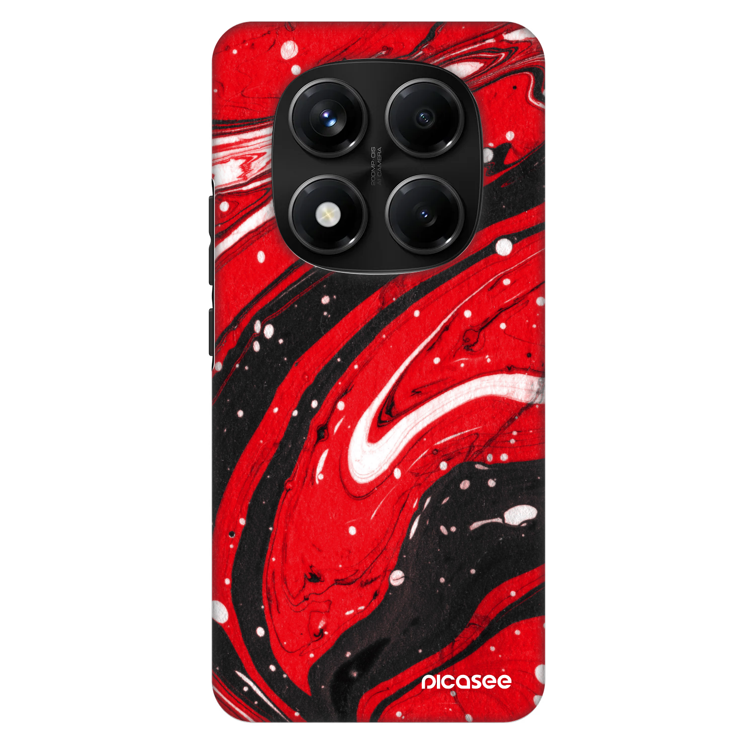 Picasee Fashion Case pre Xiaomi Redmi Note 14 Pro+ 5G - Red black