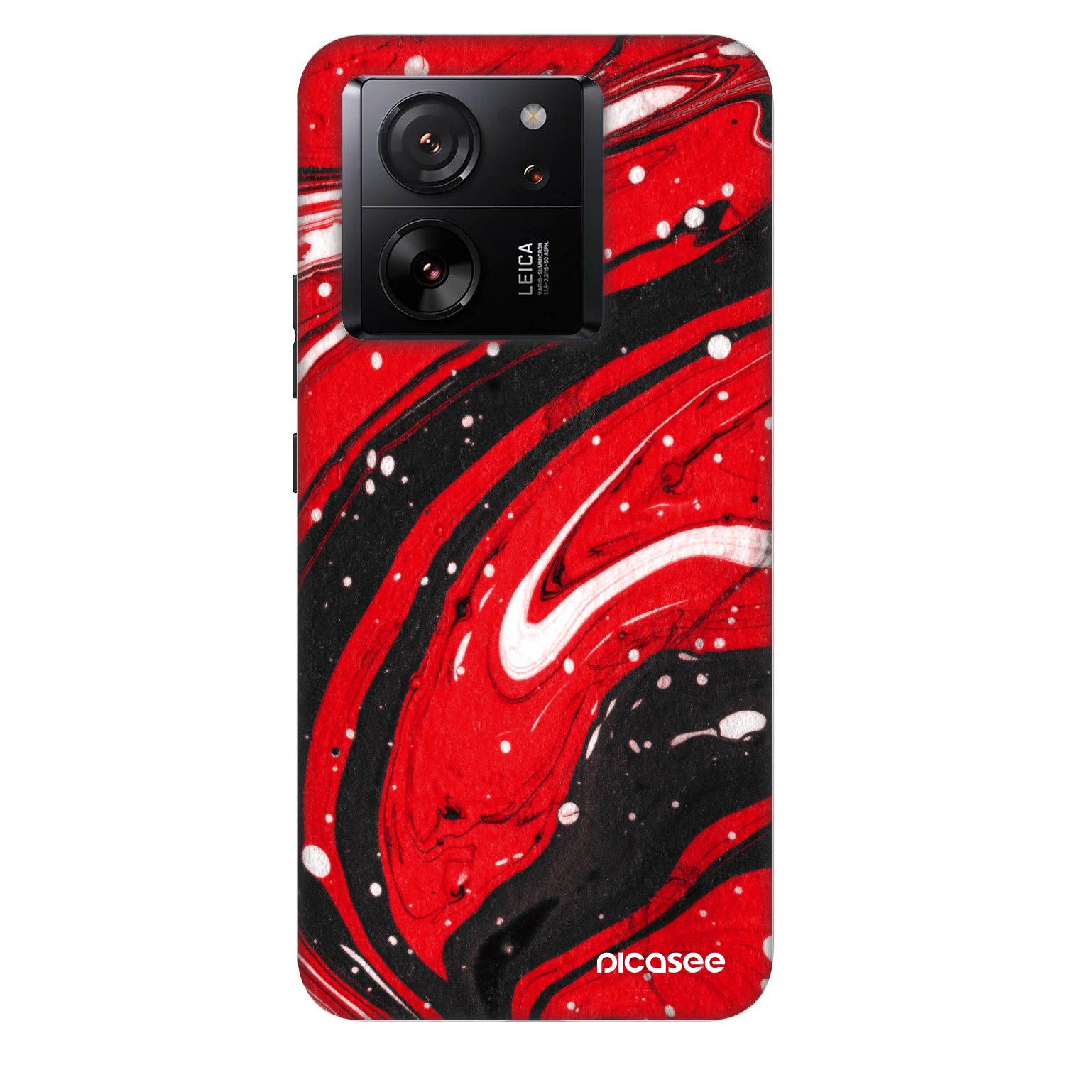 Picasee Fashion Case pre Xiaomi 13T Pro - Red black