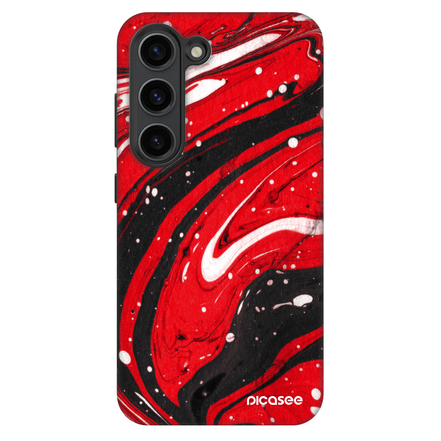 Fashion Case pre Samsung Galaxy S23+ 5G - Red black