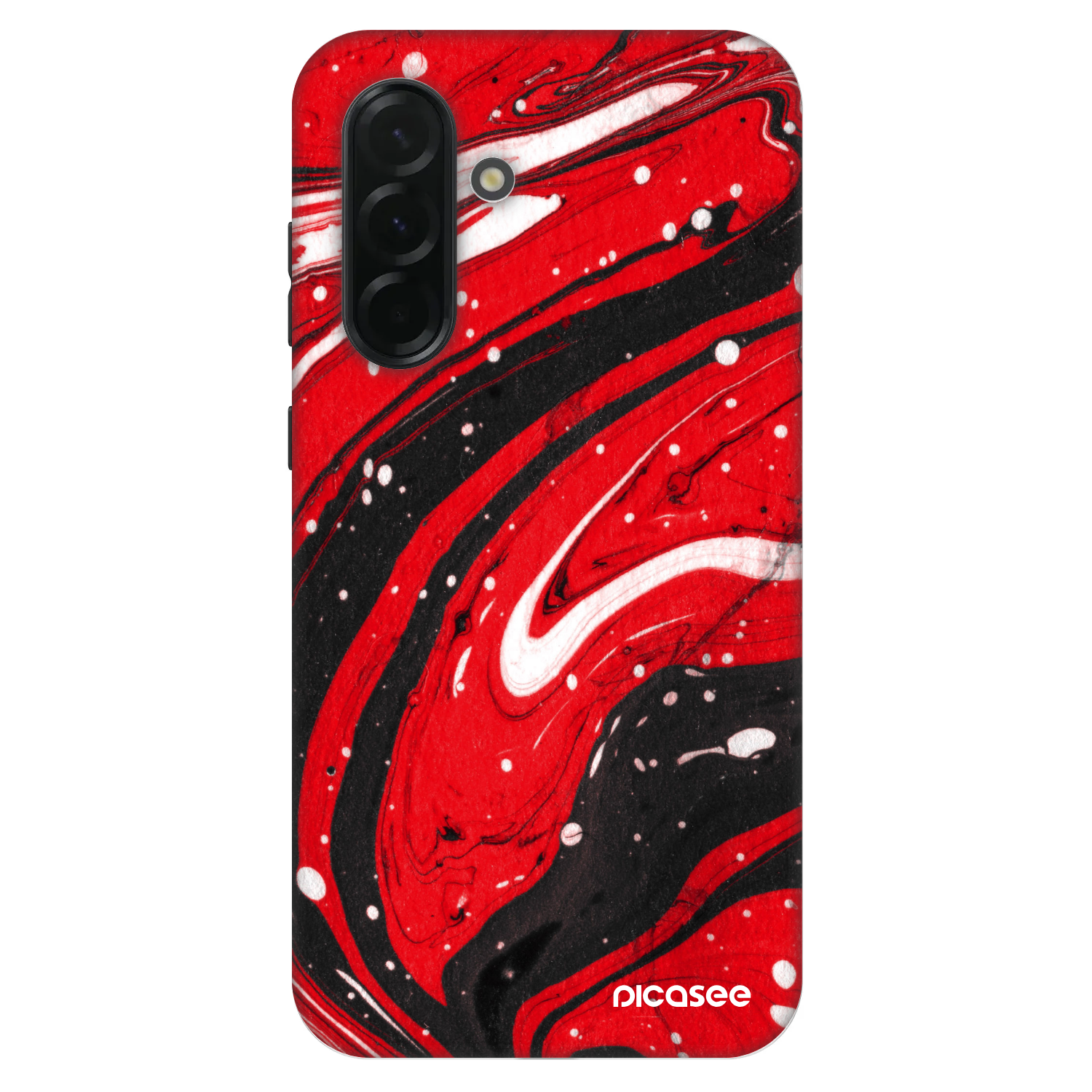 Picasee Fashion Case pre Samsung Galaxy A36 5G - Red black