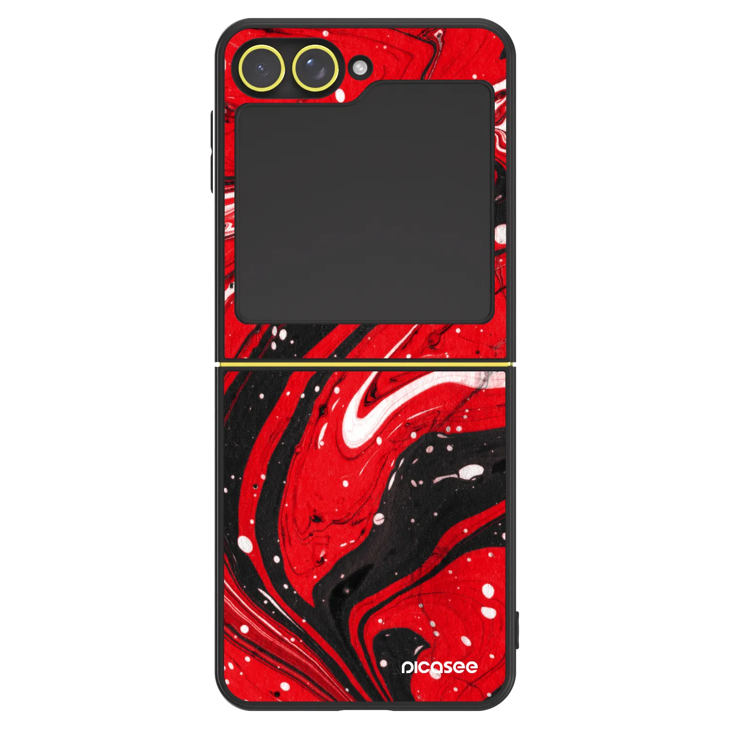 Picasee ULTIMATE CASE pro Samsung Galaxy Z Flip7 FE 5G - Red black