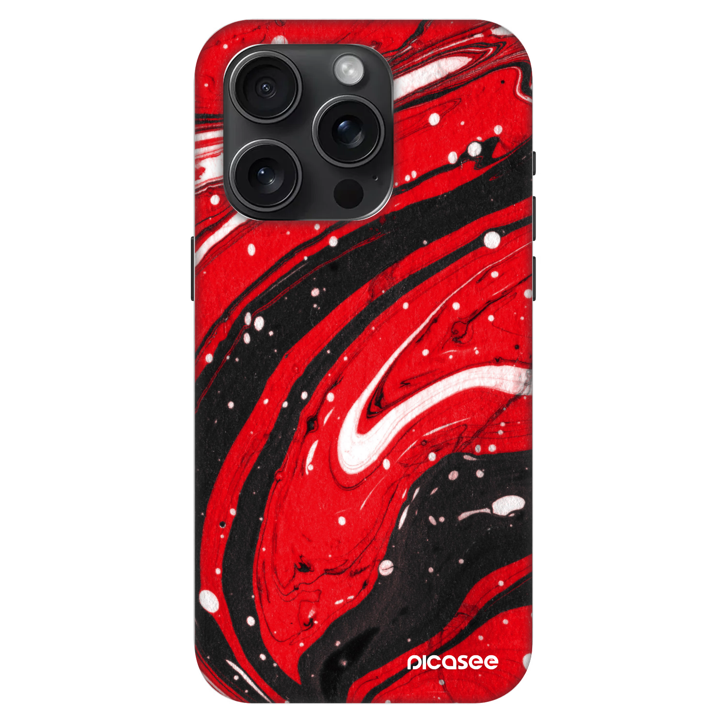 Fashion Case MagSafe pre Apple iPhone 15 Pro - Red black