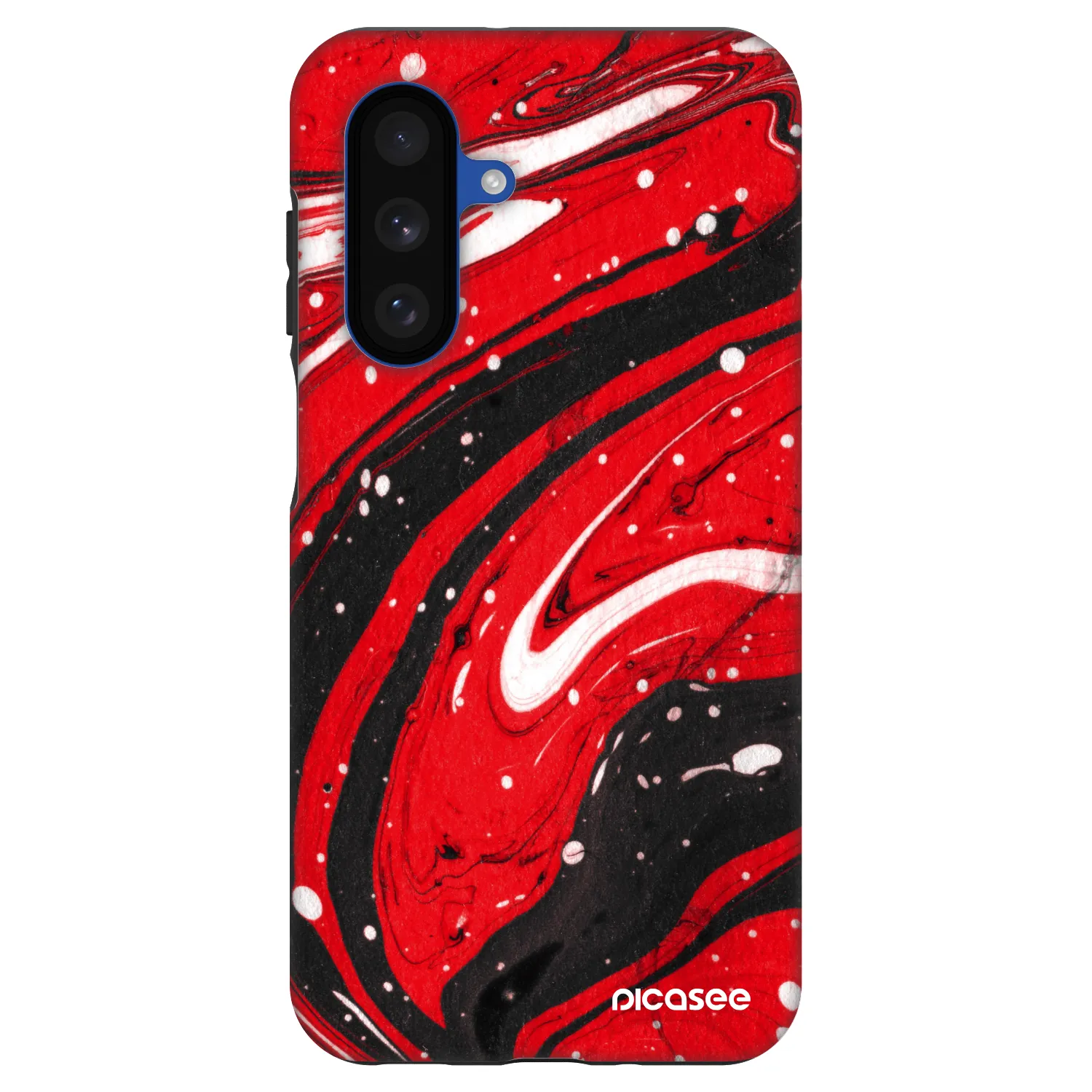 Picasee Fashion Case pre Samsung Galaxy A17 5G - Red black