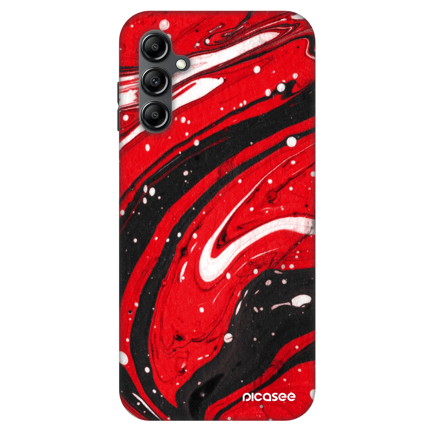 Picasee Fashion Case pre Samsung Galaxy A16 4G - Red black
