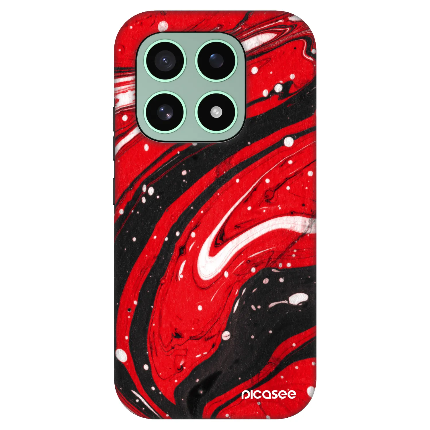 Picasee Fashion Case pre Xiaomi 17 - Red black