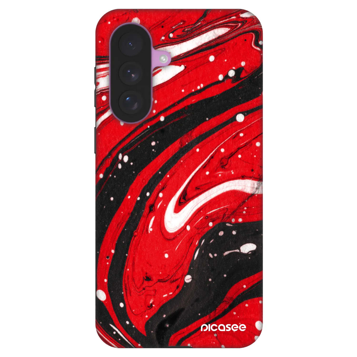 Picasee Fashion Case pre Samsung Galaxy A57 5G - Red black