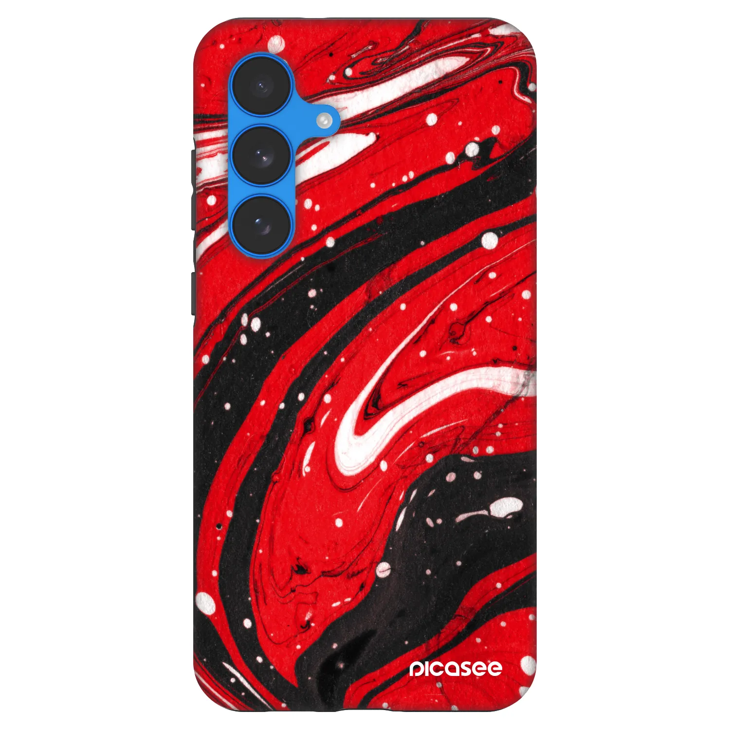 Picasee Fashion Case pre Samsung Galaxy S25 FE 5G - Red black