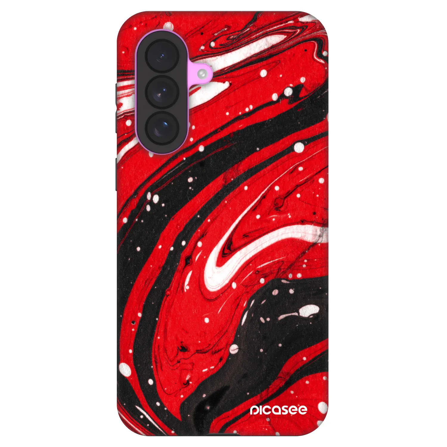 Picasee Fashion Case pre Samsung Galaxy A37 - Red black