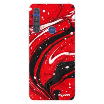 Obal pre Motorola Moto G8 - Red black