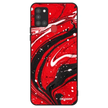 Obal pre Samsung Galaxy A21s - Red black