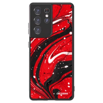 Obal pre Samsung Galaxy S21 Ultra 5G G998B - Red black