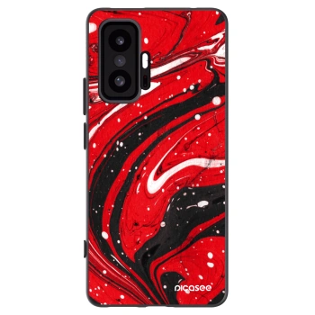 Picasee silikónový čierny obal pre Xiaomi 11T - Red black