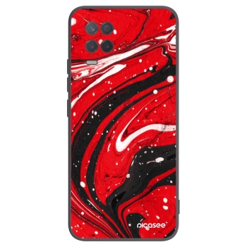 Picasee silikónový čierny obal pre Realme 8 5G - Red black