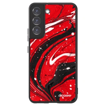 Picasee ULTIMATE CASE pro Samsung Galaxy S22 5G - Red black