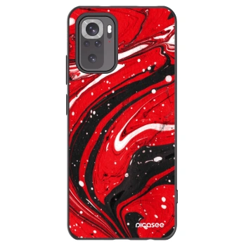 Picasee silikónový čierny obal pre Xiaomi Redmi Note 11S 4G - Red black