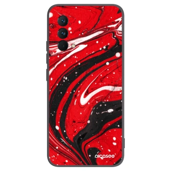Picasee silikónový čierny obal pre Realme GT Master Edition 5G - Red black