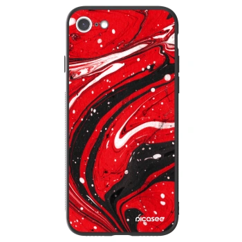 Picasee ULTIMATE CASE pro Apple iPhone SE 2022 - Red black