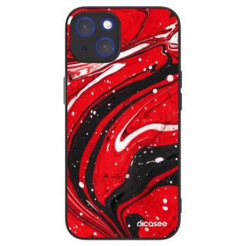 Picasee ULTIMATE CASE pro Apple iPhone 14 - Red black