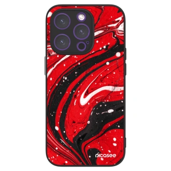 Picasee ULTIMATE CASE pro Apple iPhone 14 Pro - Red black