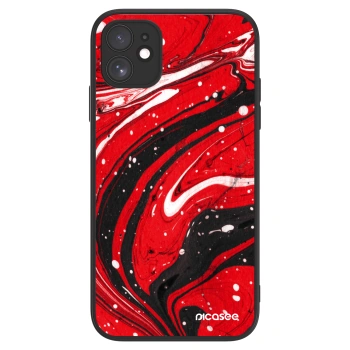 Picasee ULTIMATE CASE MagSafe pro Apple iPhone 11 - Red black