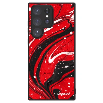 Picasee ULTIMATE CASE pro Samsung Galaxy S23 Ultra 5G - Red black