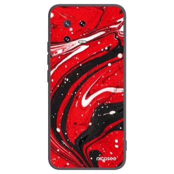 Picasee silikónový čierny obal pre Xiaomi 13 Pro - Red black