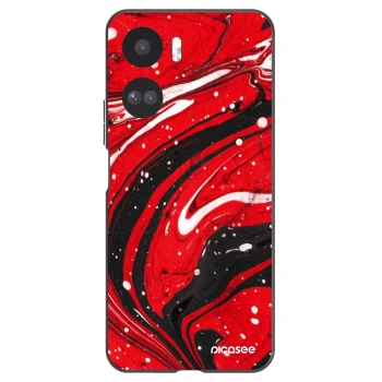 Picasee silikónový čierny obal pre Honor 90 Lite 5G - Red black