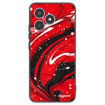 Picasee silikónový čierny obal pre Realme C53 - Red black