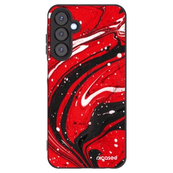 Picasee silikónový čierny obal pre Samsung Galaxy A25 A256B 5G - Red black