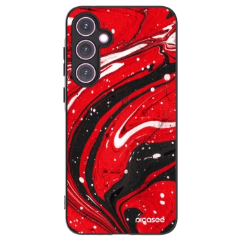 Picasee silikónový čierny obal pre Samsung Galaxy A35 5G A356B - Red black