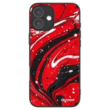 Picasee ULTIMATE CASE pro Apple iPhone 16 Plus - Red black