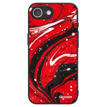 Picasee ULTIMATE CASE pro Apple iPhone 16e - Red black