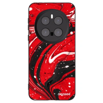 Picasee silikónový čierny obal pre Honor Magic7 Pro 5G - Red black
