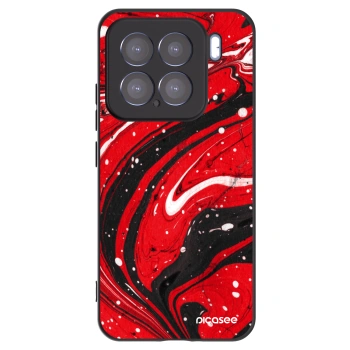 Picasee silikónový čierny obal pre Xiaomi 15 - Red black