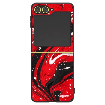 Obal pre Samsung Galaxy Z Flip5 5G - Red black