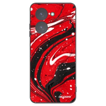 Picasee silikónový čierny obal pre Xiaomi Redmi A5 - Red black
