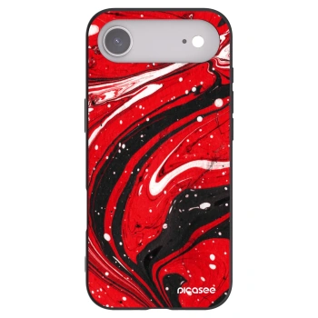 Picasee silikónový čierny obal pre Apple iPhone Air - Red black