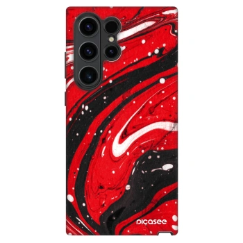 Obal pre Samsung Galaxy S23 Ultra 5G - Red black