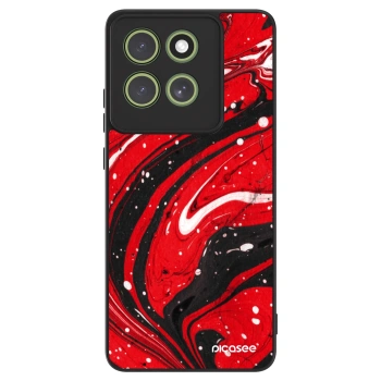 Obal pre Motorola Moto G86 5G - Red black