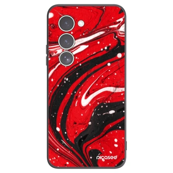 Picasee silikónový čierny obal pre Xiaomi Redmi 15 5G - Red black