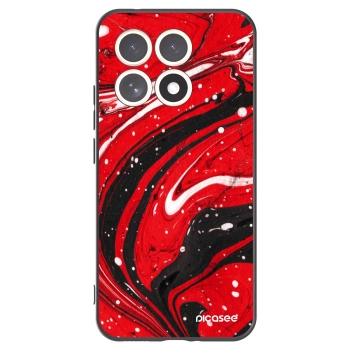 Picasee silikónový čierny obal pre Xiaomi 15T - Red black