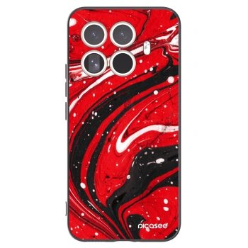 Picasee silikónový čierny obal pre Xiaomi 15T Pro - Red black