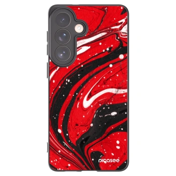 Picasee silikónový čierny obal pre Samsung Galaxy S26+ - Red black