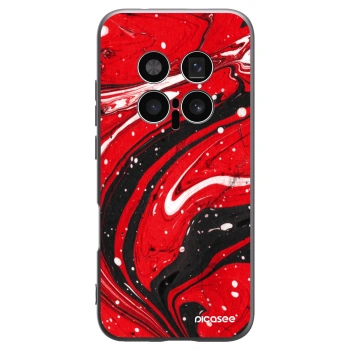 Picasee silikónový čierny obal pre Honor Magic8 Pro 5G - Red black