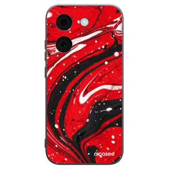 Picasee silikónový čierny obal pre Xiaomi Poco X8 Pro - Red black