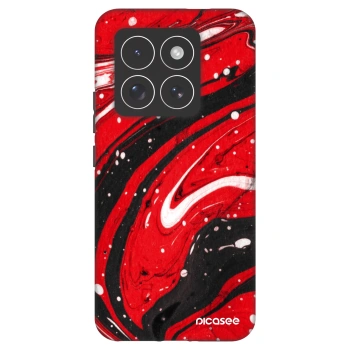 Picasee Fashion Case pre Xiaomi 14 Pro - Red black