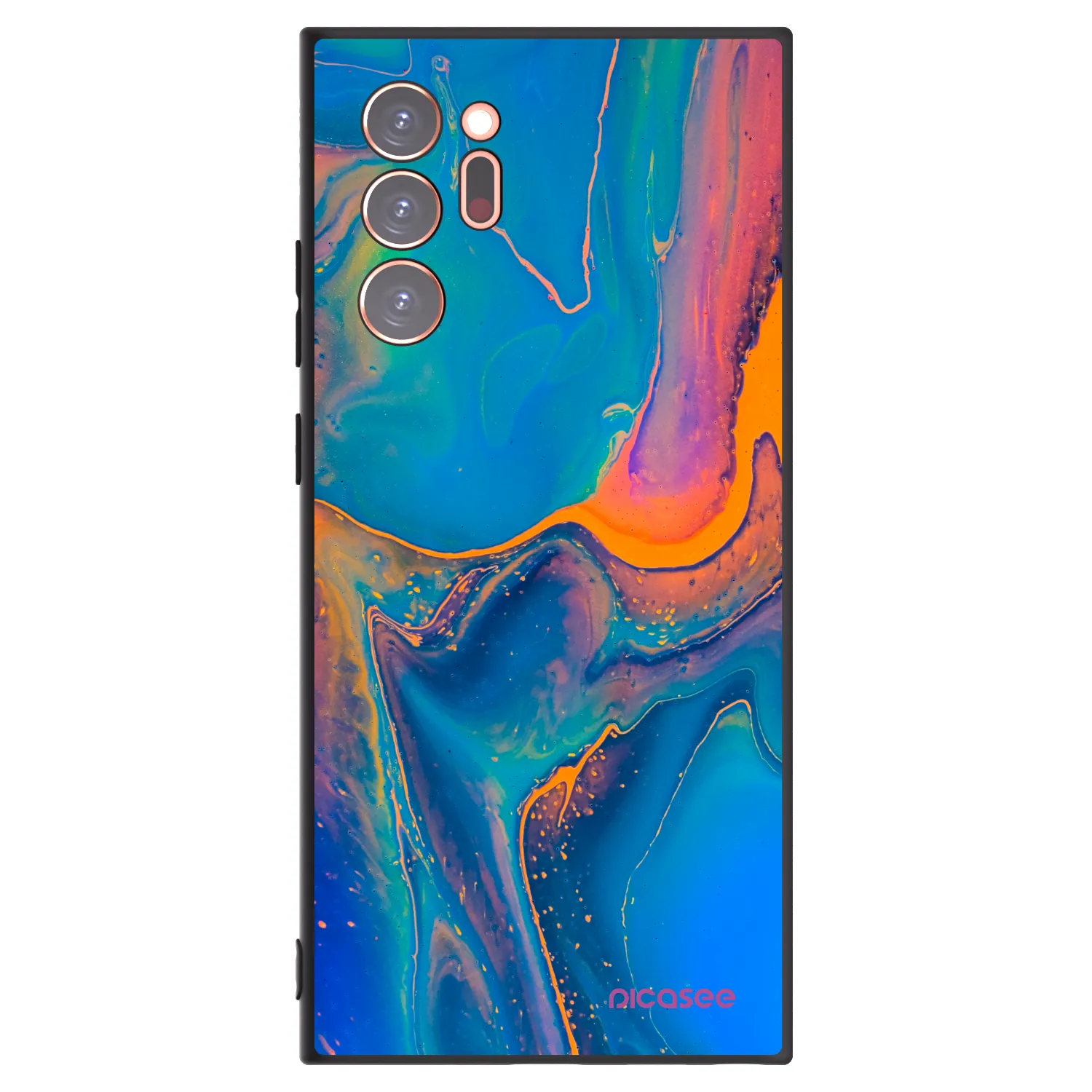 Picasee silikónový čierny obal pre Samsung Galaxy Note 20 Ultra - Rainbow